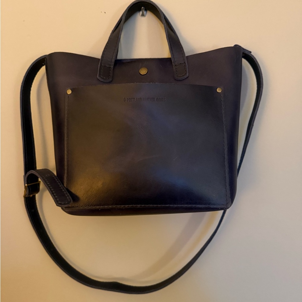 Portland Leather Navy Mini Tote